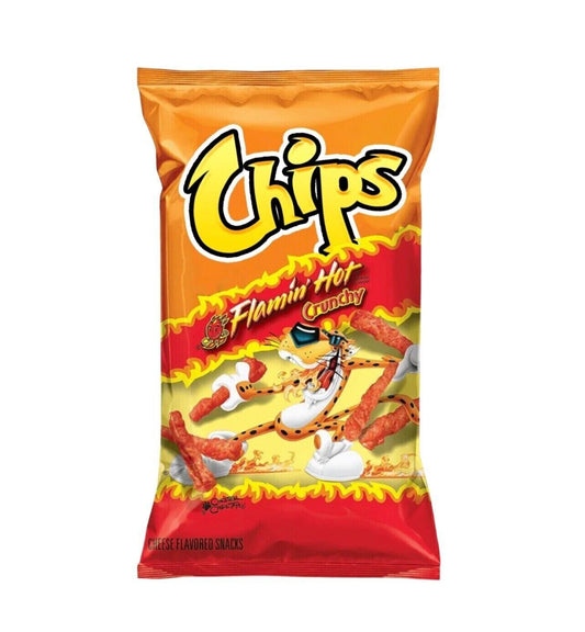 Chips Flamin Hot Crunchy 99g