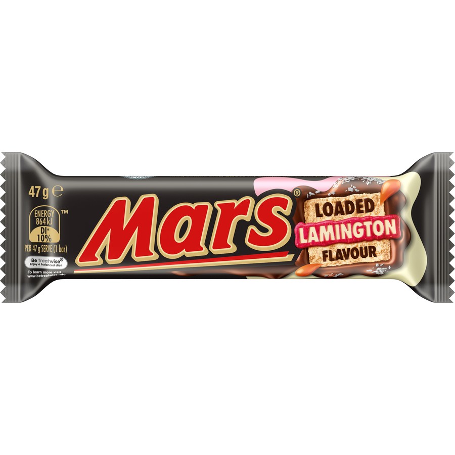 Mars Loaded Lamington Flavoured Chocolate Bar 47g (Australien)