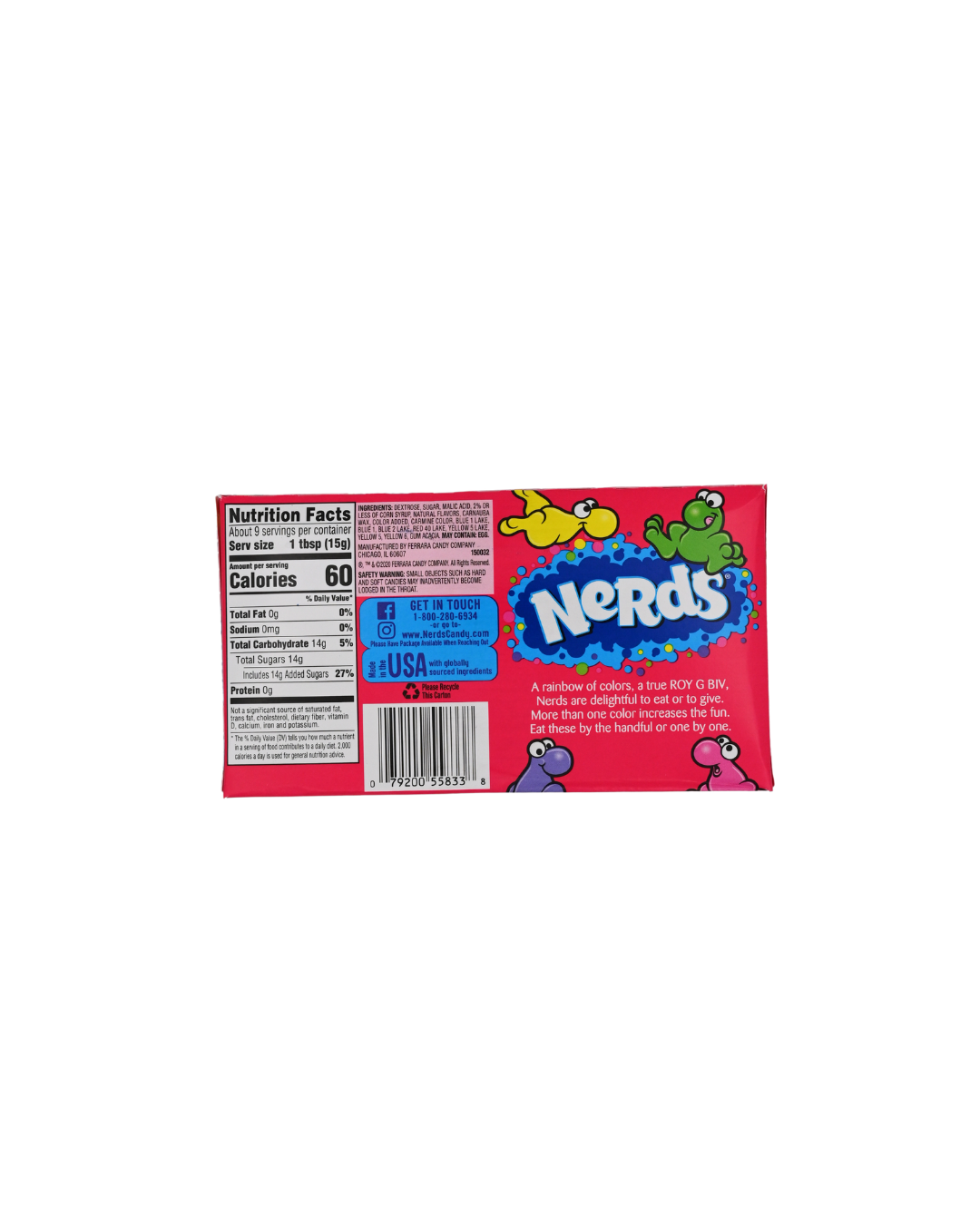 Nerds Candy - Rainbow 141g